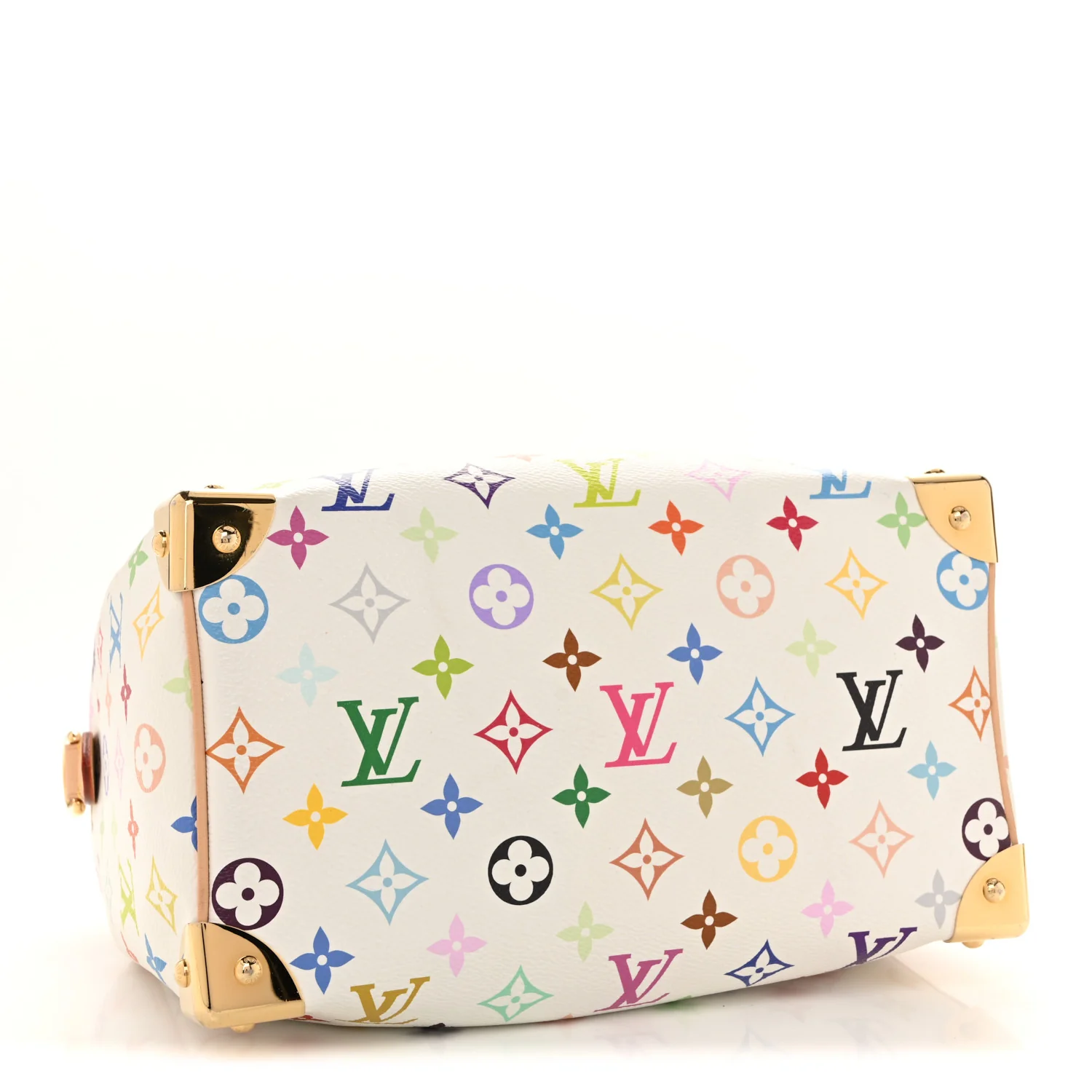 LV X TM Monogram Multicolor Speedy Bandouliere 25 White - Image 4