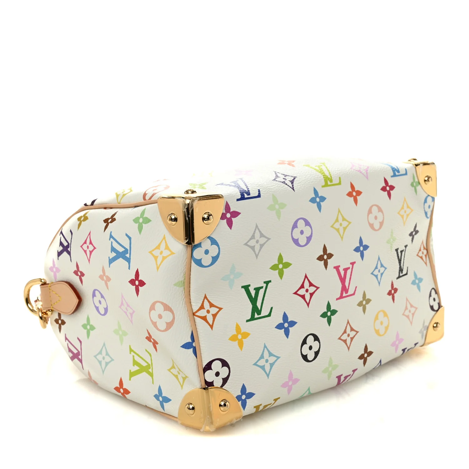 LV X TM Monogram Multicolor Speedy Bandouliere 25 White - Image 4