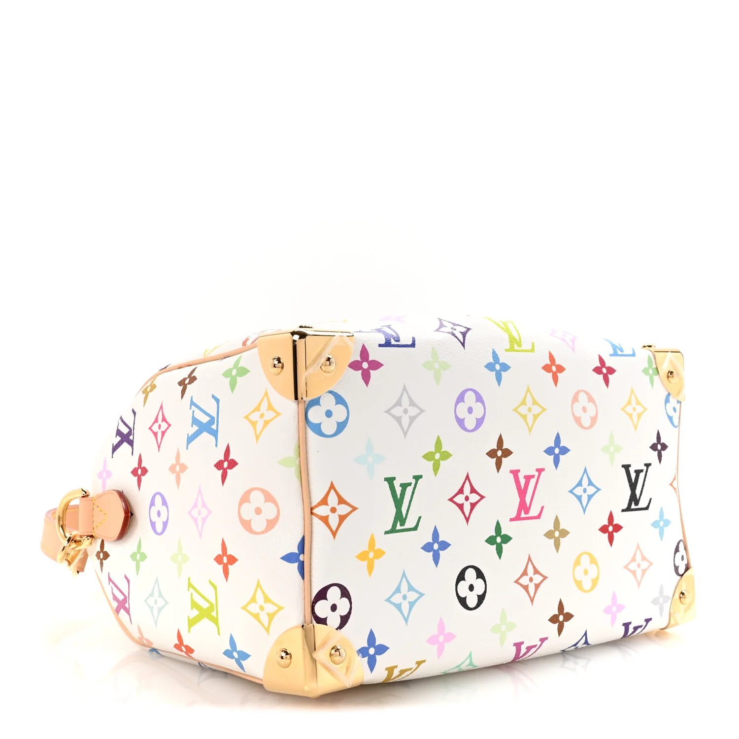 LV X TM Monogram Multicolor Speedy Bandouliere 25 White - Image 4