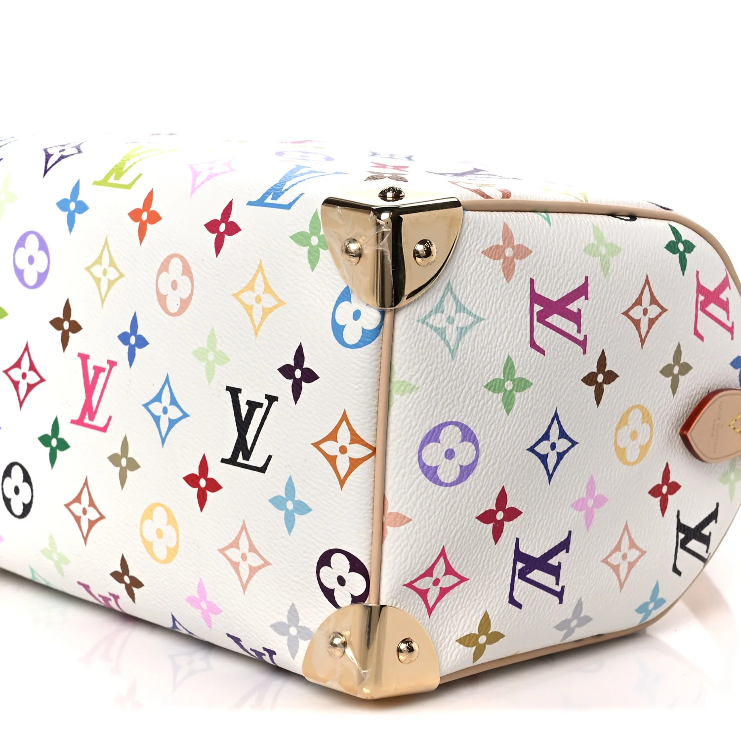 LV X TM Monogram Multicolor Speedy Bandouliere 25 White - Image 10