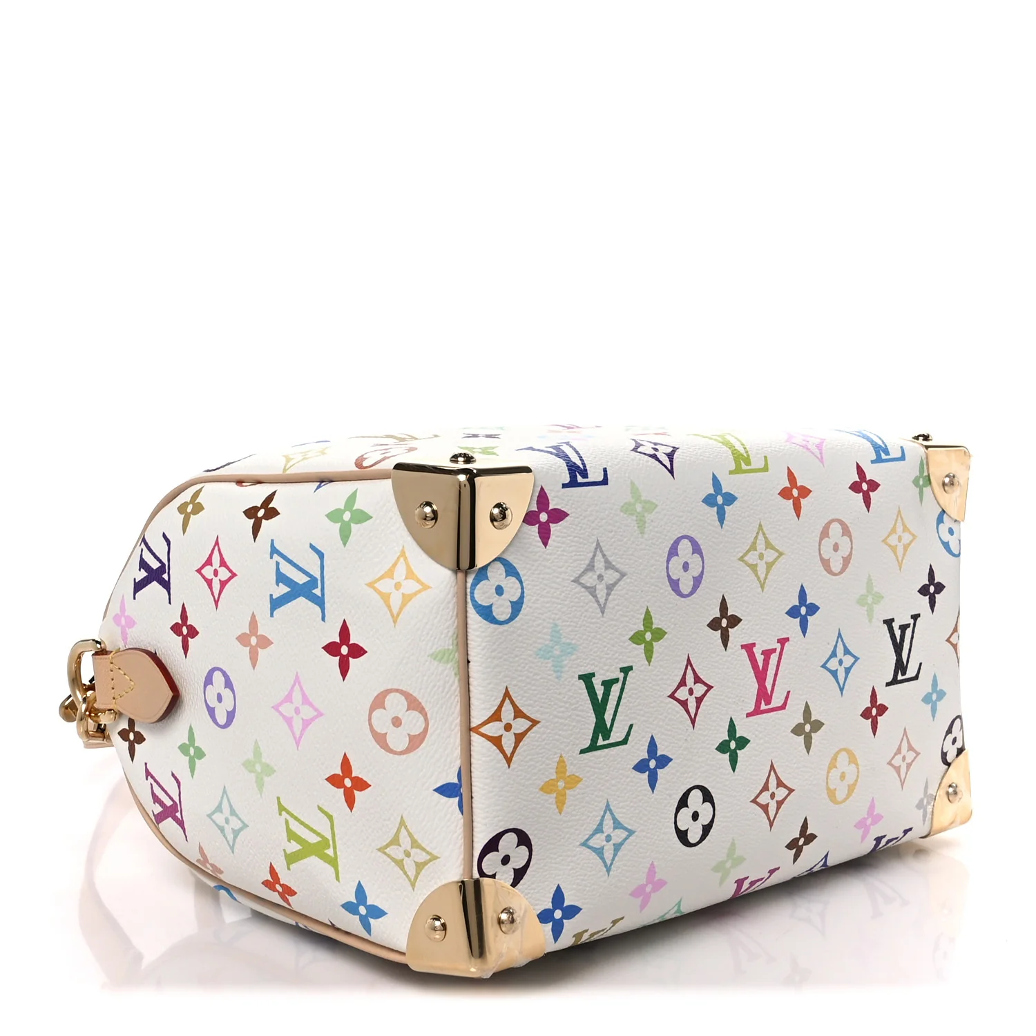 LV X TM Monogram Multicolor Speedy Bandouliere 25 White - Image 4