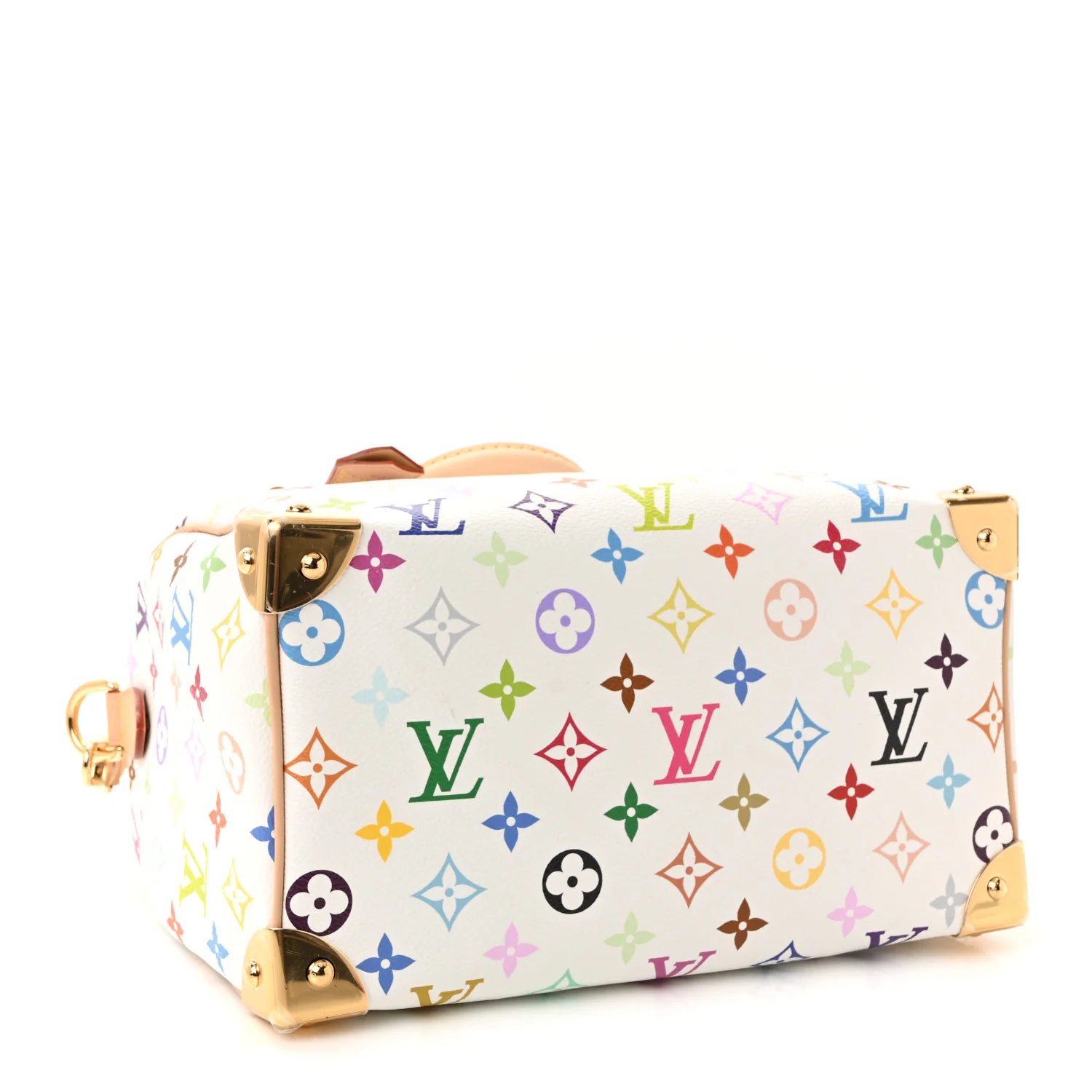 LV X TM Monogram Multicolor Speedy Bandouliere 25 White - Image 4