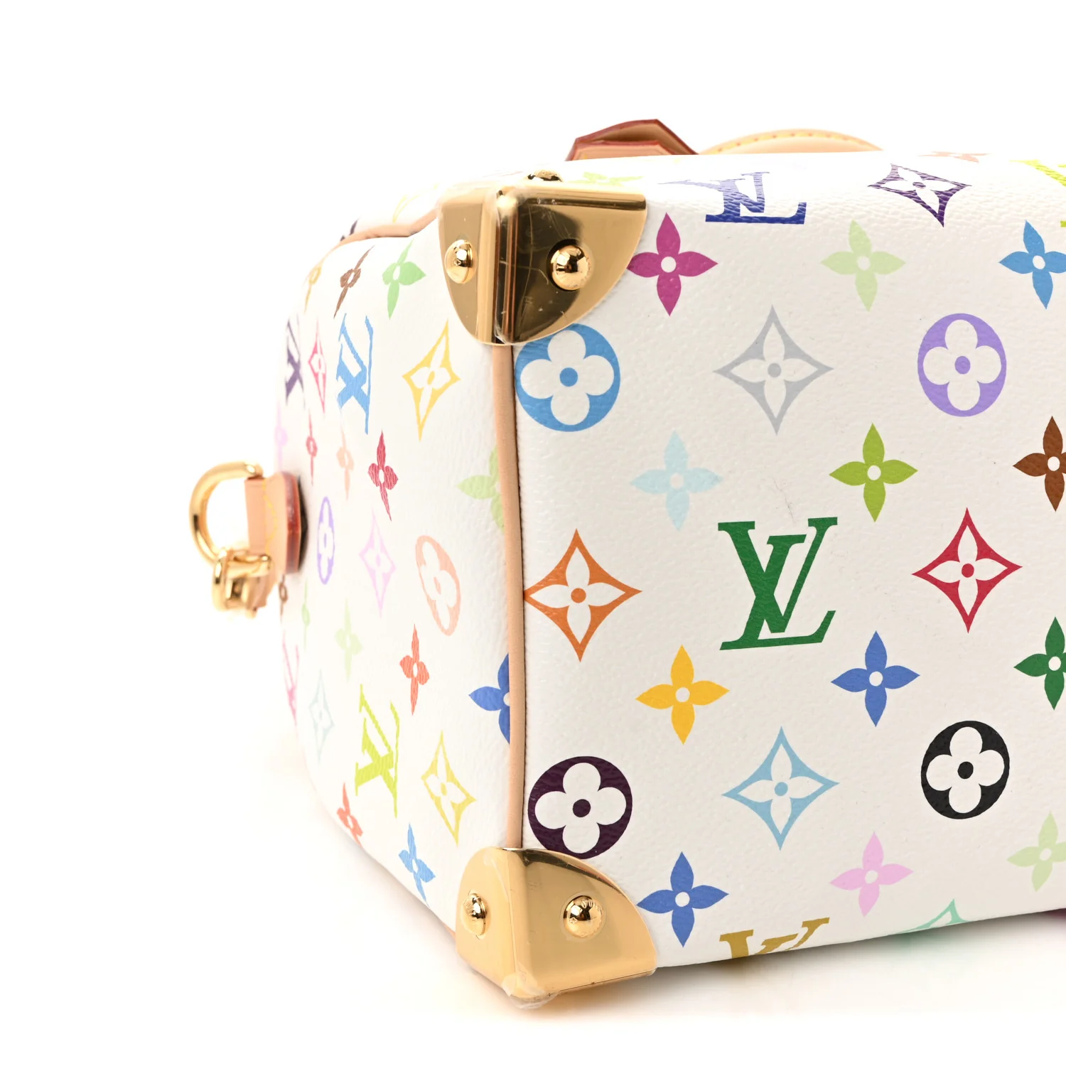 LV X TM Monogram Multicolor Speedy Bandouliere 25 White - Image 8