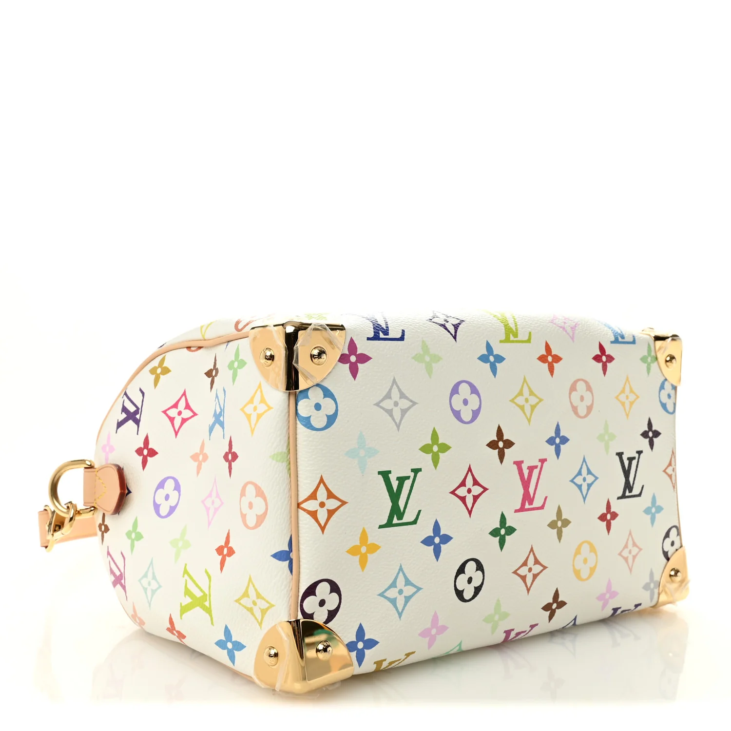 LV X TM Monogram Multicolor Speedy Bandouliere 25 White - Image 4