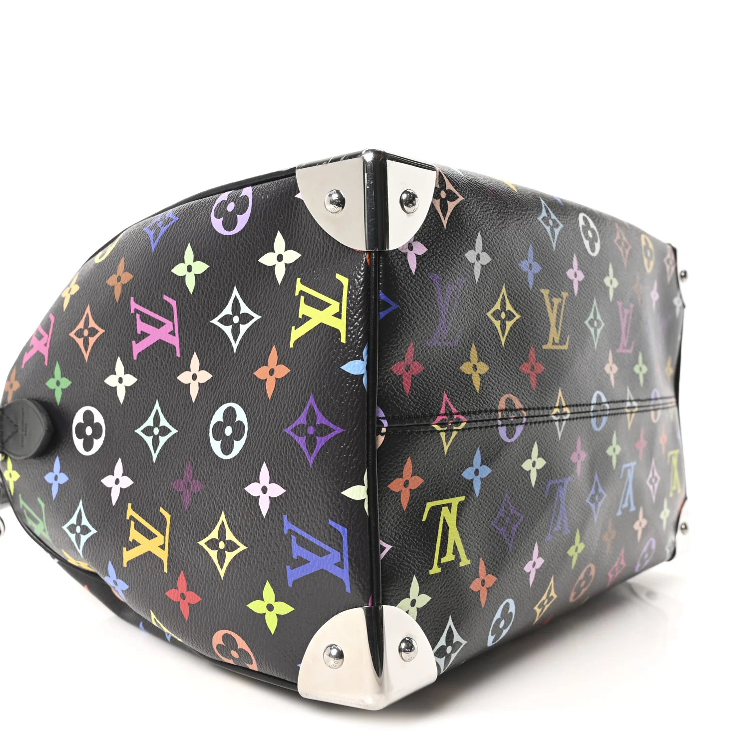 LV X TM Monogram Multicolor Speedy Soft 30 Black - Image 8