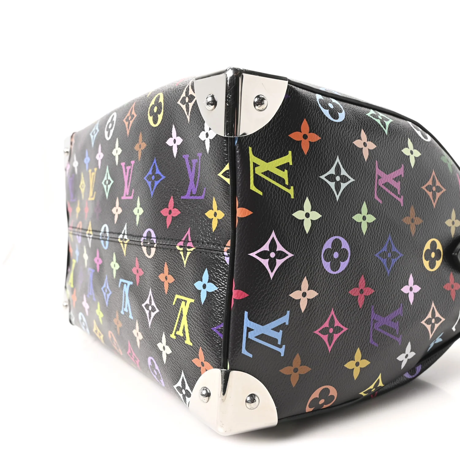 LV X TM Monogram Multicolor Speedy Soft 30 Black - Image 9