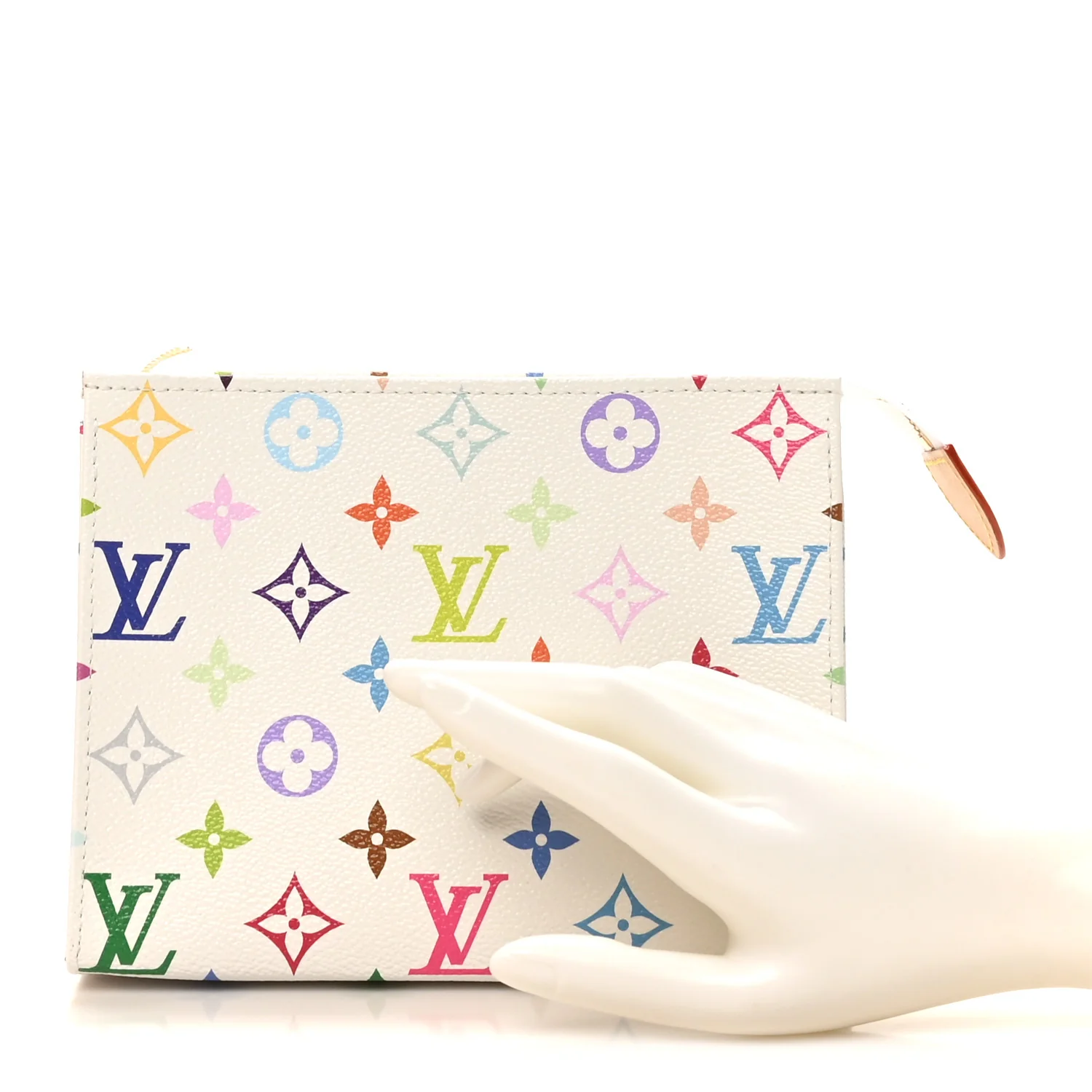 LV X TM Monogram Multicolor Toiletry Pouch 19 White - Image 2