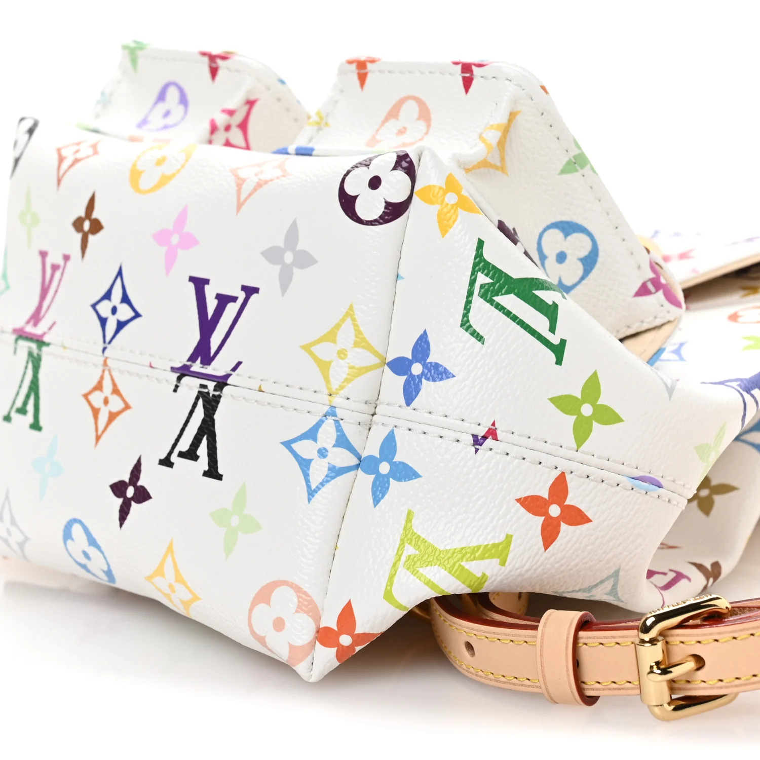 LV X TM Monogram Multicolor Venice Backpack White - Image 9