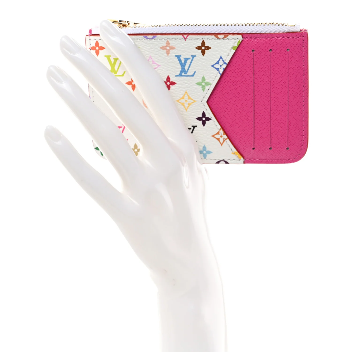LV X TM Monogram Romy Card Holder Kawaii Pink - Image 2