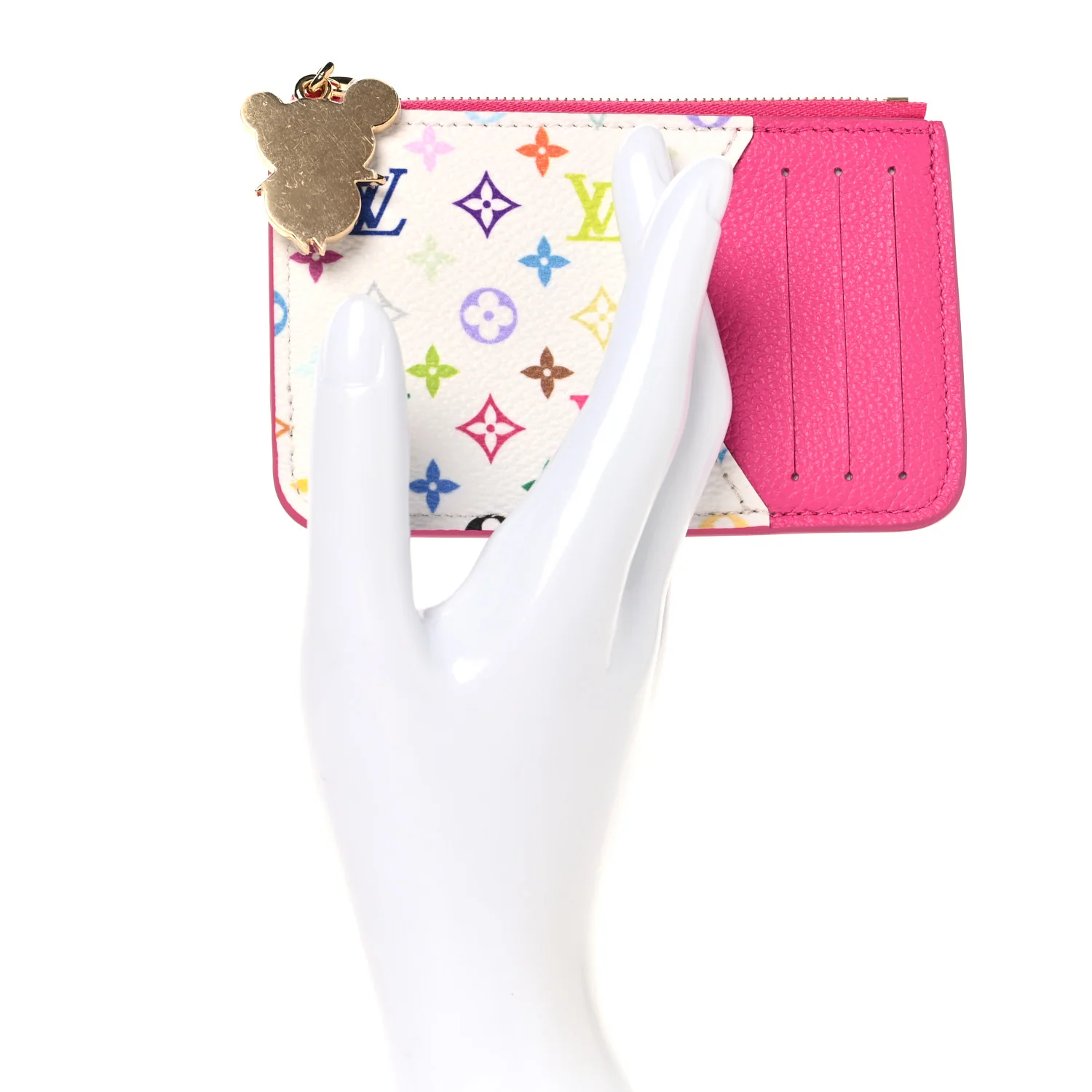 LV X TM Monogram Romy Card Holder Kawaii Pink - Image 2