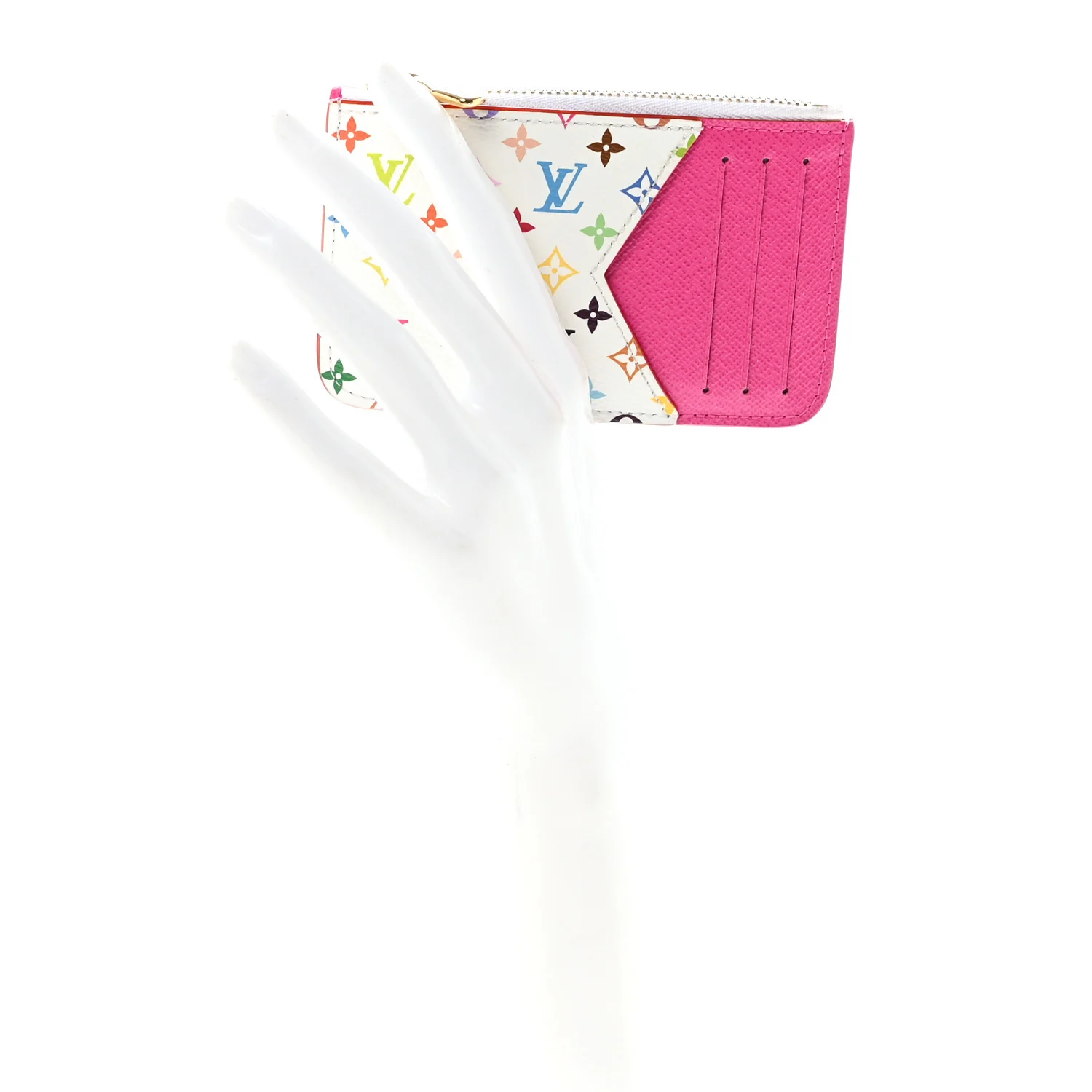 LV X TM Monogram Romy Card Holder Kawaii Pink - Image 2