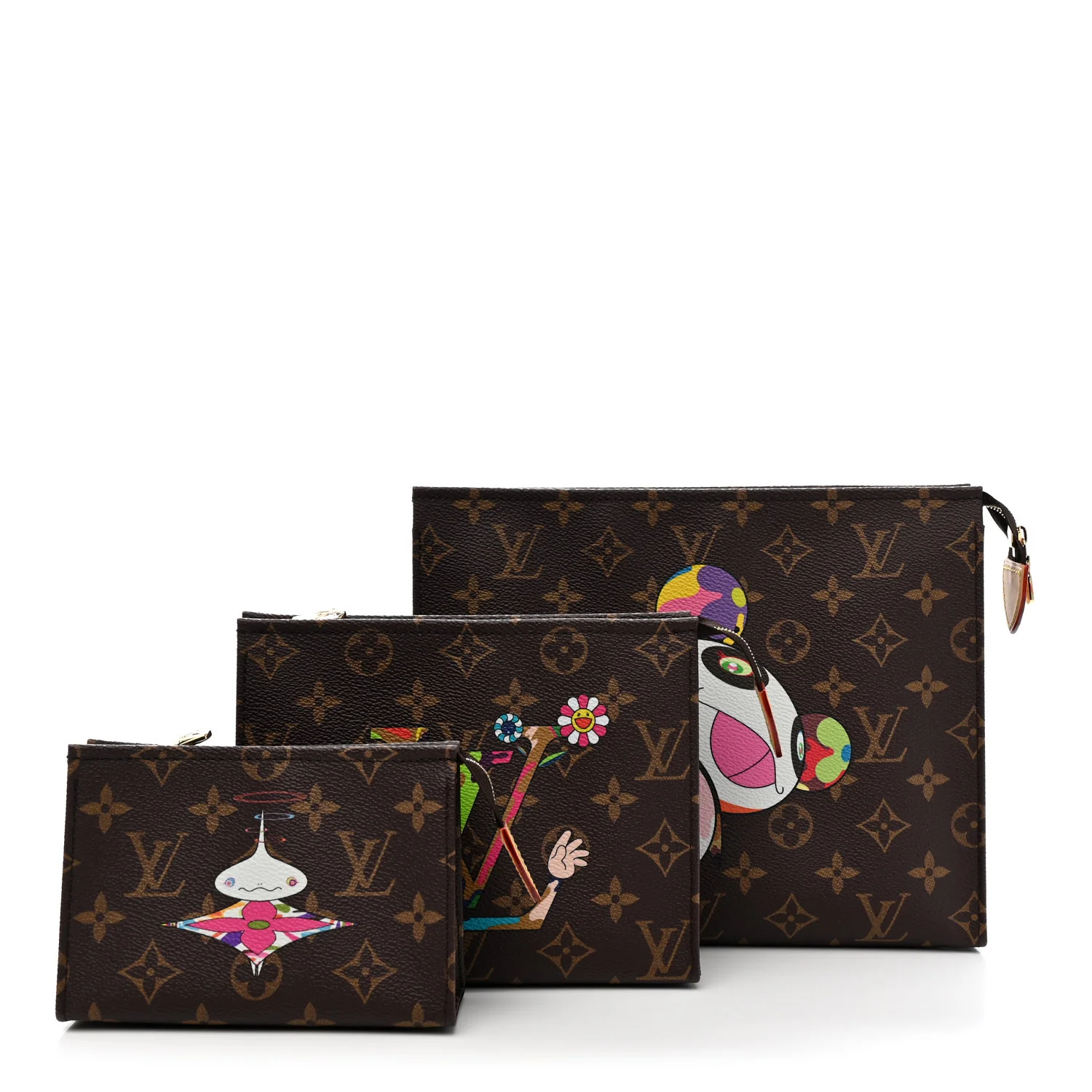 LV X TM Monogram Trio Toiletry Pouch Set