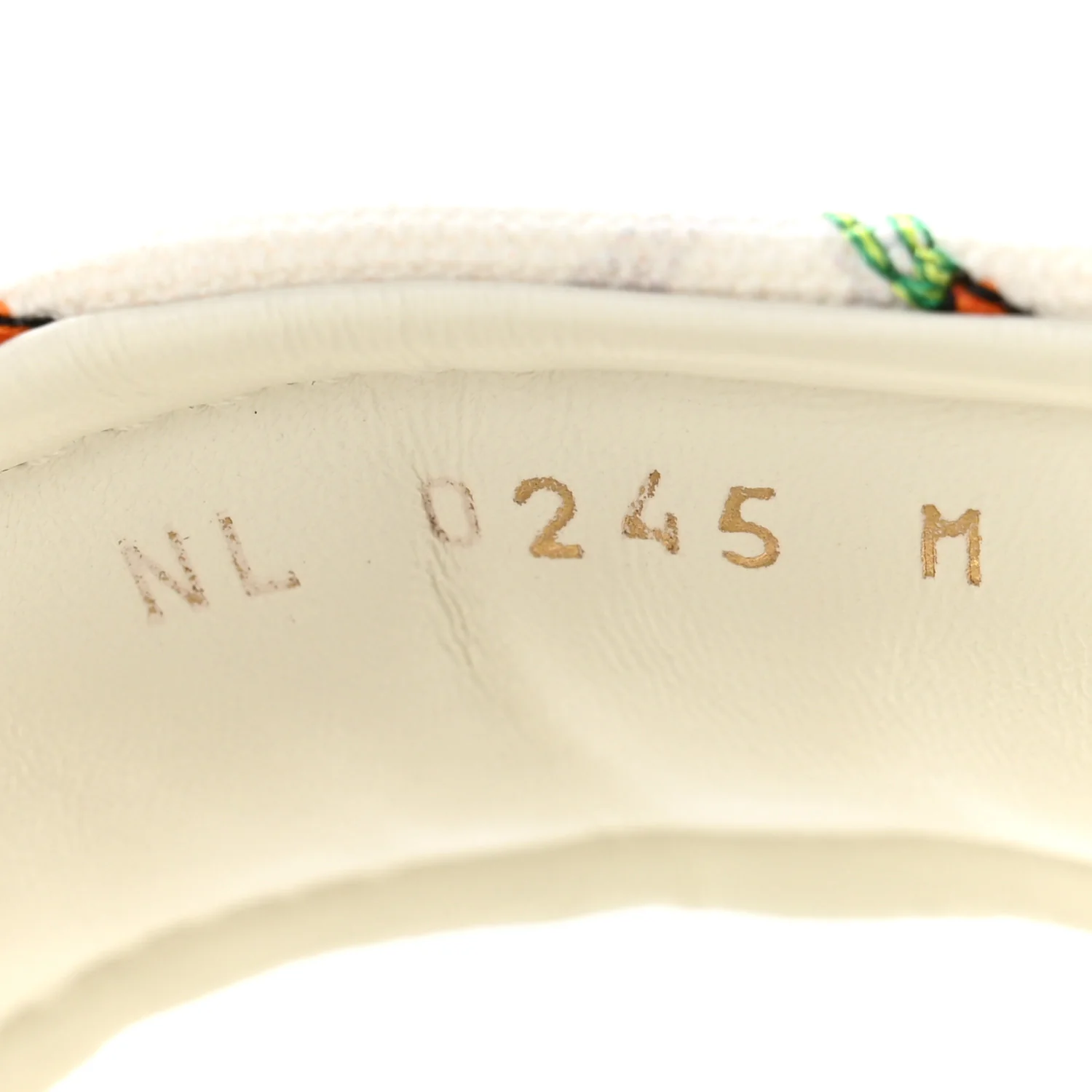 LV x TM Raffia Monogram Cerises Lily Flat Mule 36.5 White - Image 9