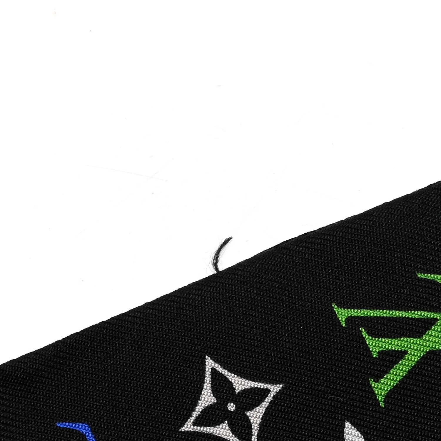 LV X TM Silk Monogram Multicolor Bandeau Black - Image 4