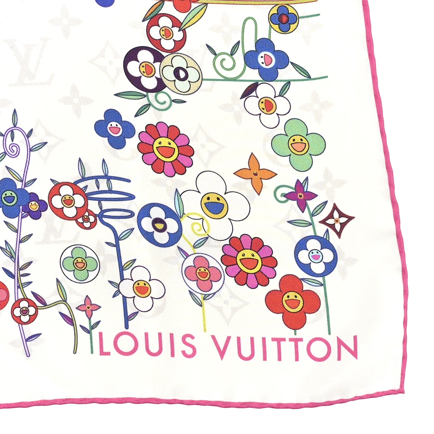 LV X TM Silk Superflat Monogram Bandeau White - Image 3