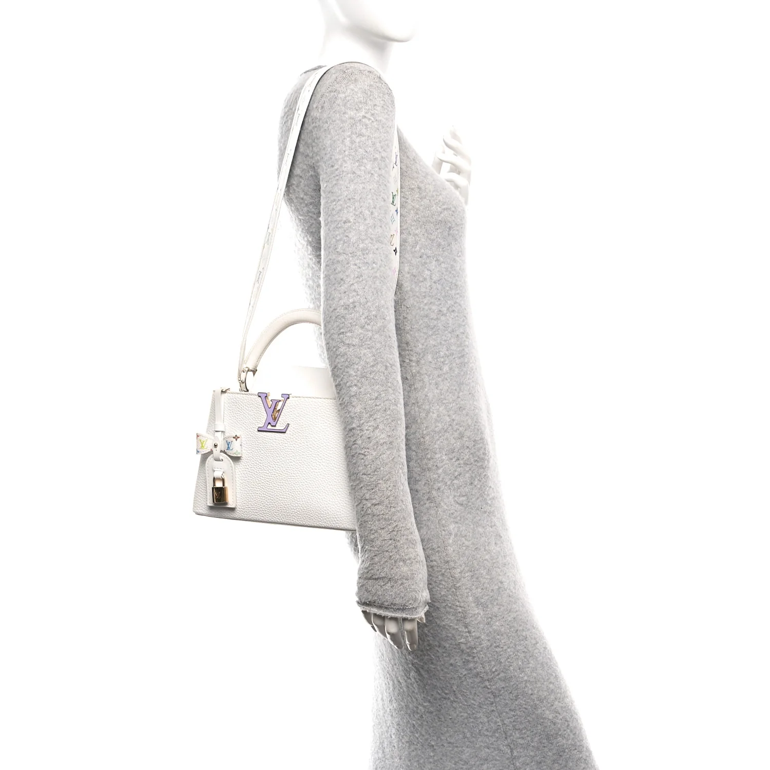 LV X TM Taurillon BB Capucines Blanc - Image 2