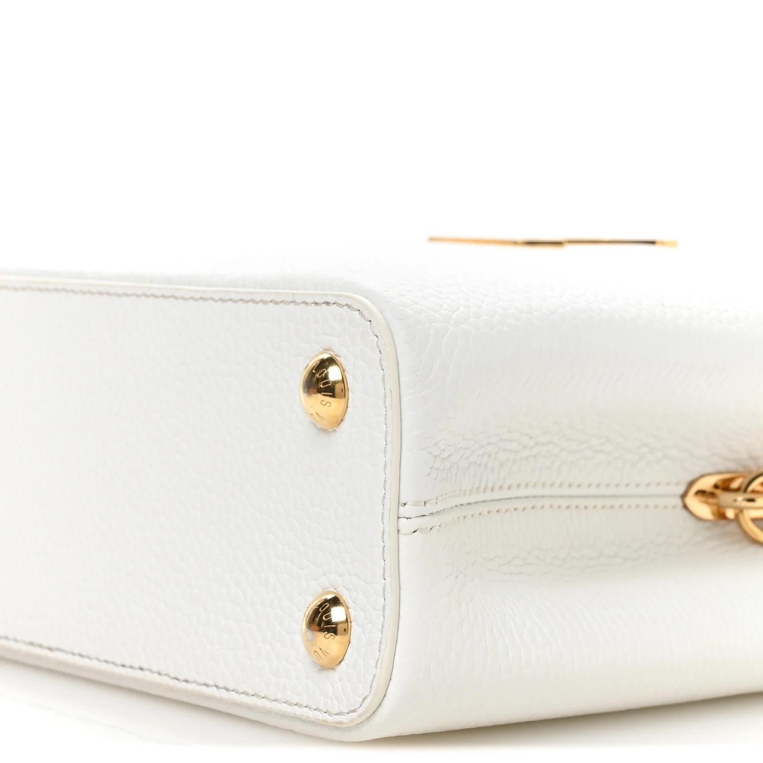 LV X TM Taurillon BB Capucines Blanc - Image 9