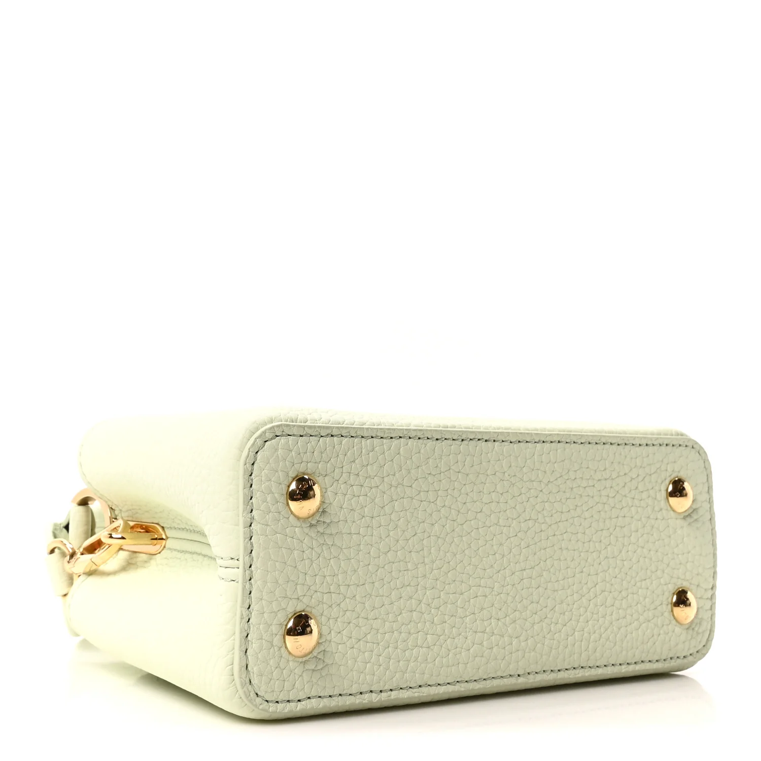 LV X TM Taurillon Mini Capucines Green - Image 4