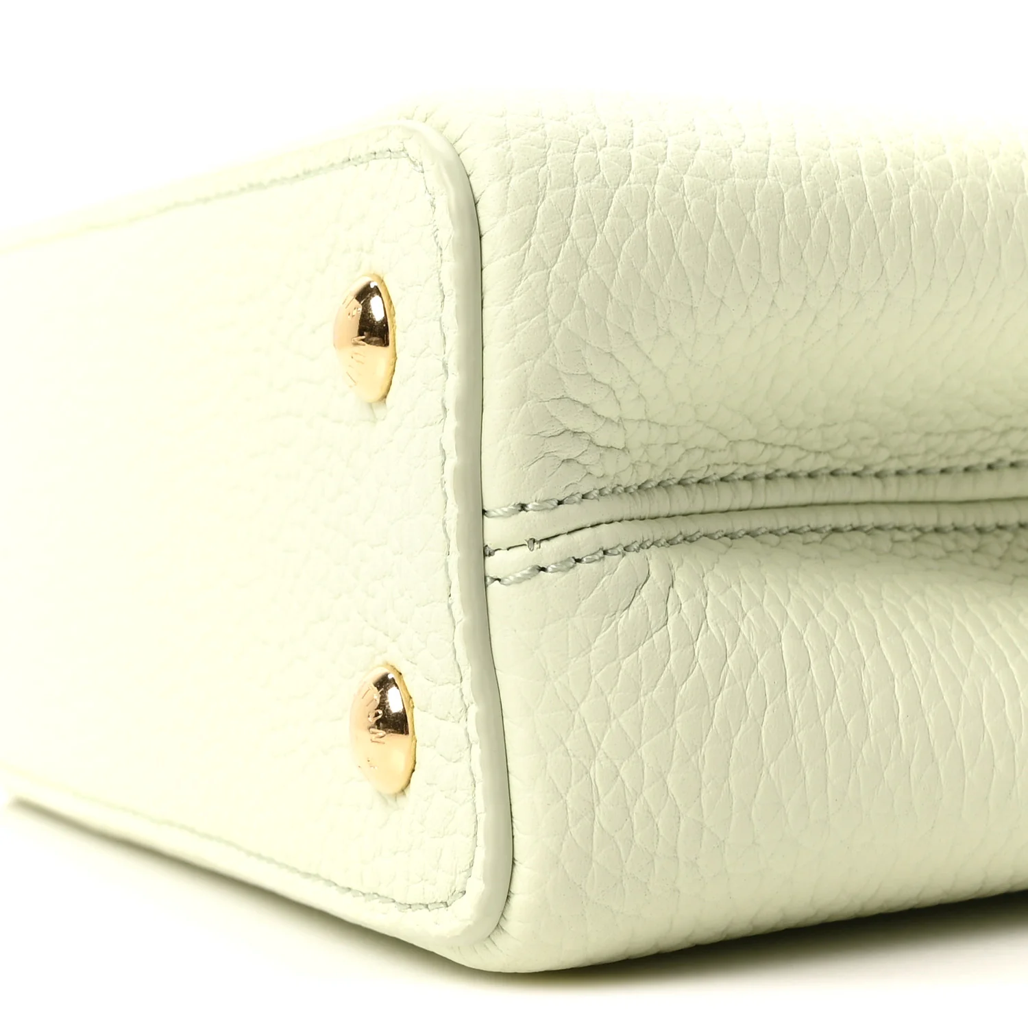LV X TM Taurillon Mini Capucines Green - Image 9