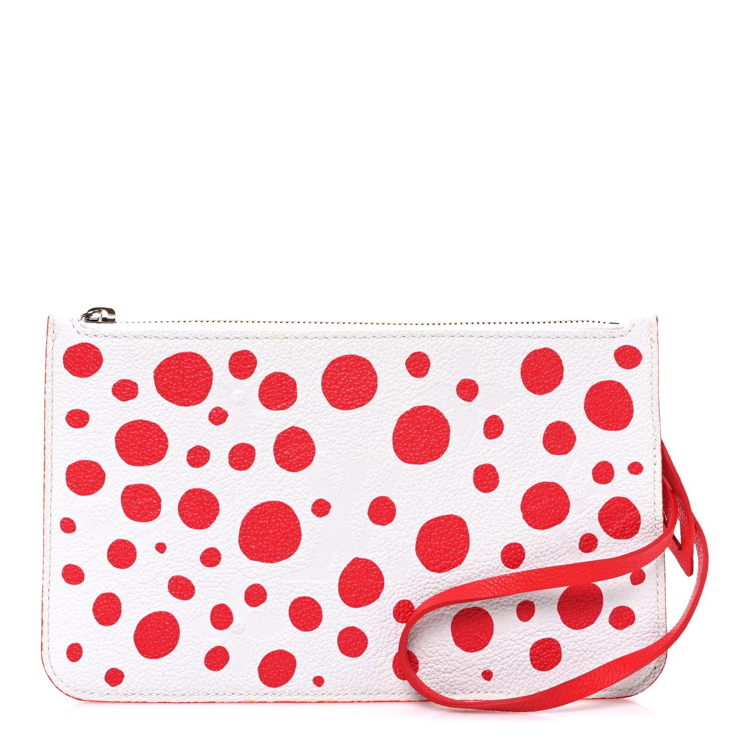 LV X YK Empreinte Infinity Dots Neverfull MM Pochette Rouge White