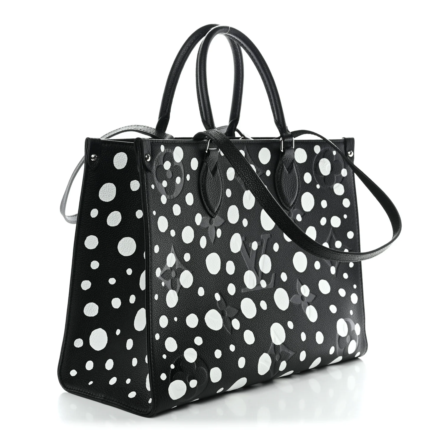 LV X YK Empreinte Monogram Giant Onthego MM Black - Image 3
