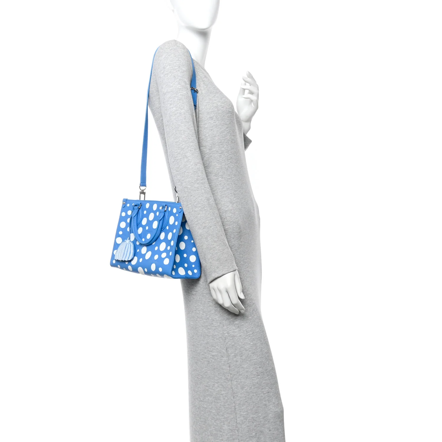 LV X YK Empreinte Monogram Giant Onthego PM Blue White - Image 2