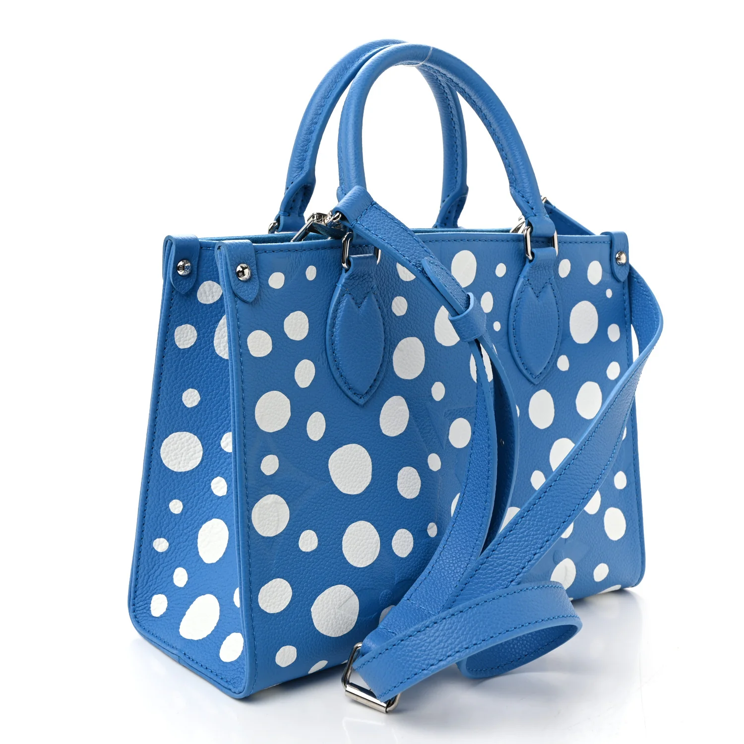LV X YK Empreinte Monogram Giant Onthego PM Blue White - Image 3