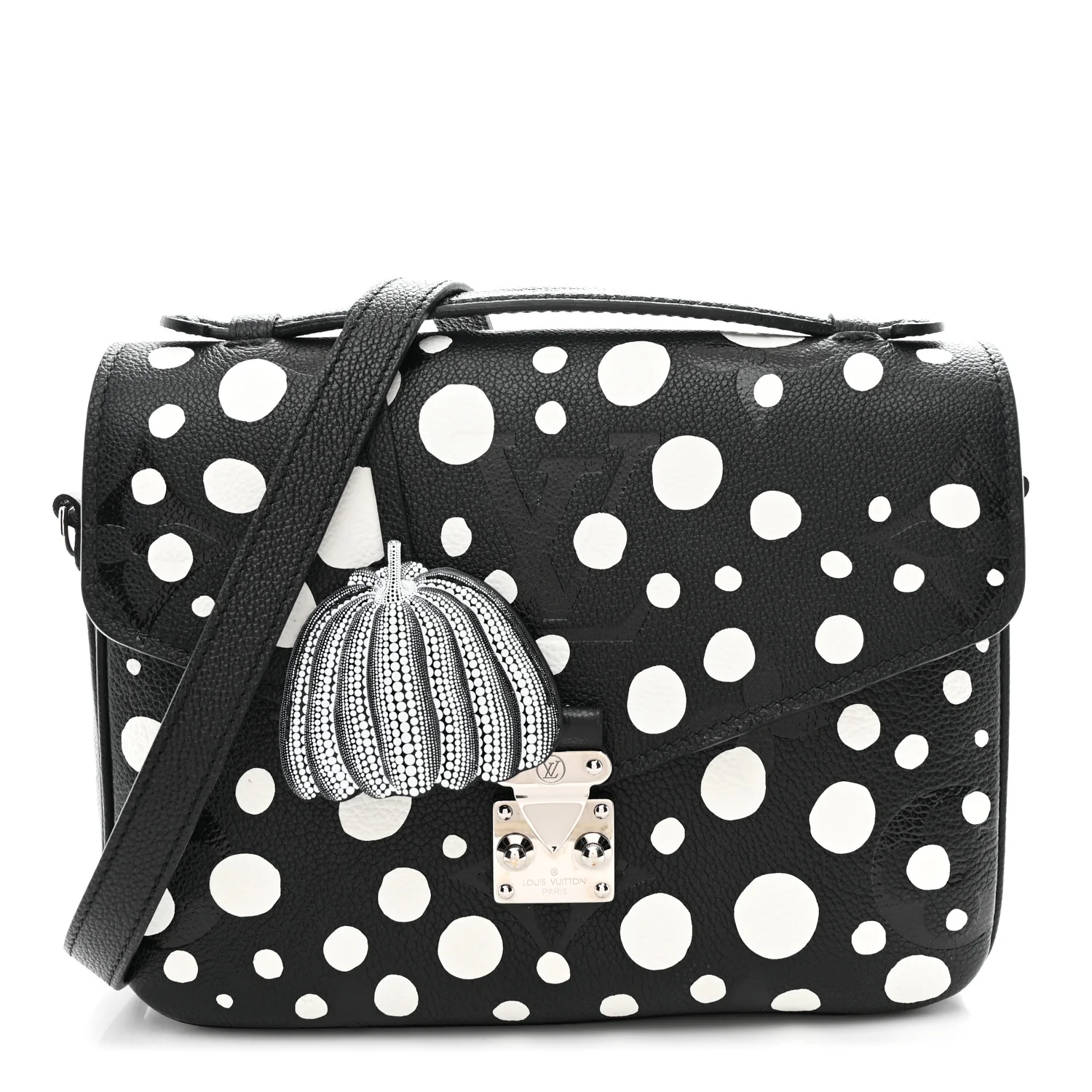 LV X YK Empreinte Monogram Giant Pochette Metis Black