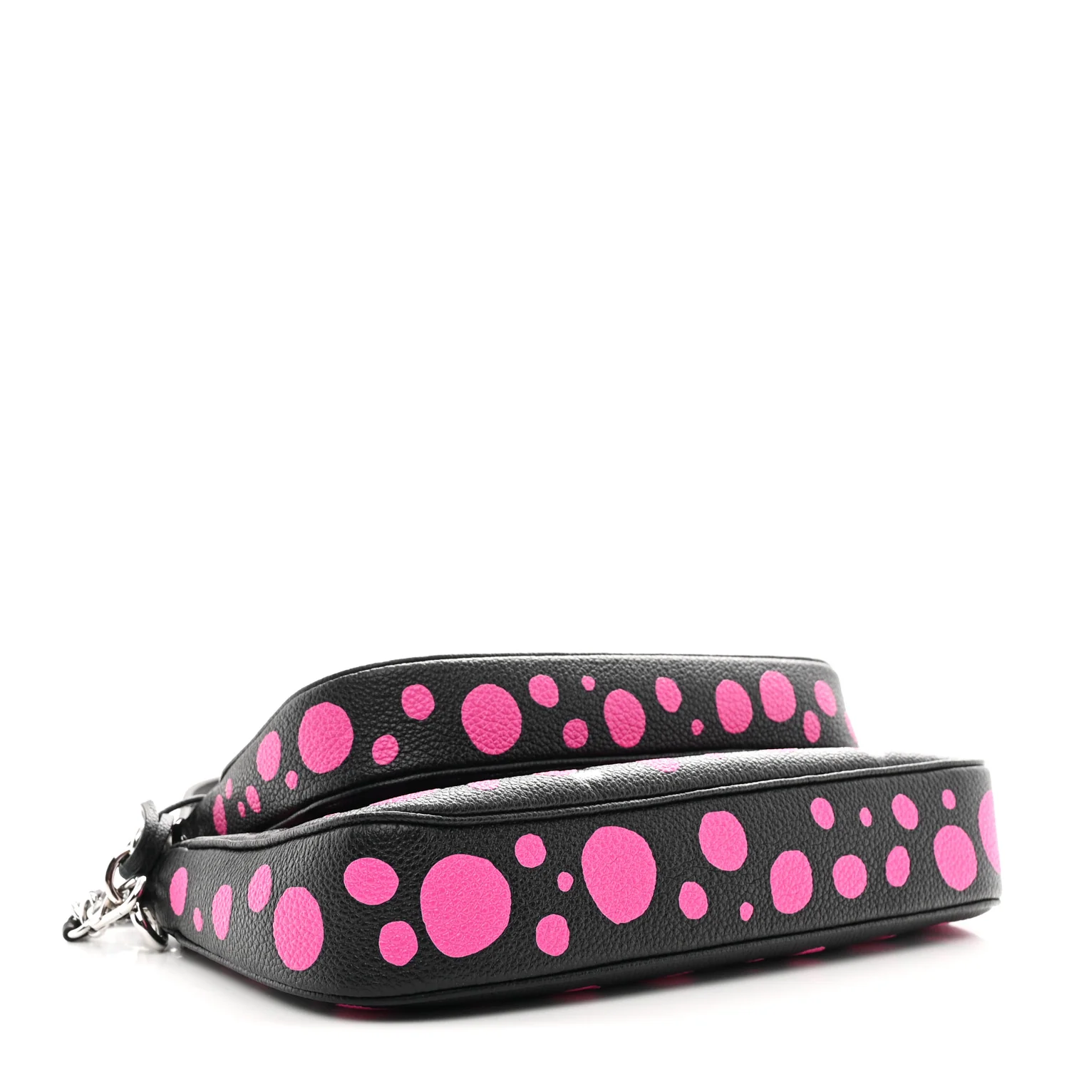 LV X YK Empreinte Multi Pochette Accessories Black Fuchsia - Image 3
