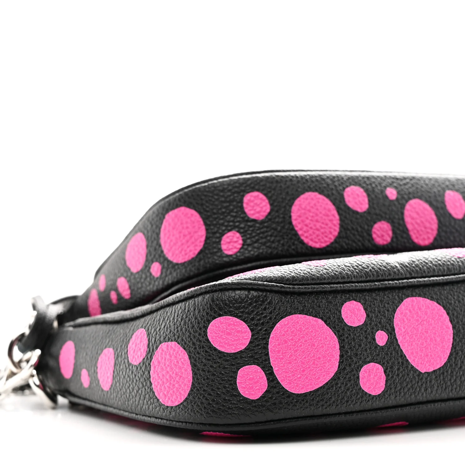 LV X YK Empreinte Multi Pochette Accessories Black Fuchsia - Image 8