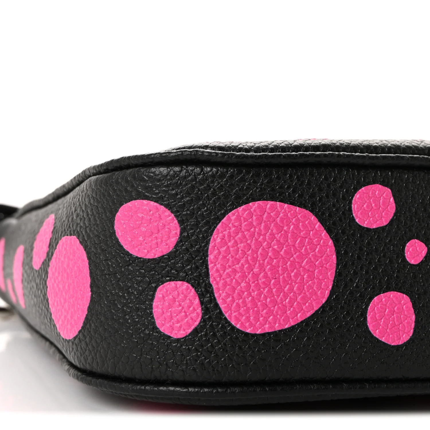 LV X YK Empreinte Multi Pochette Accessories Large Pochette Black Fuchsia - Image 8