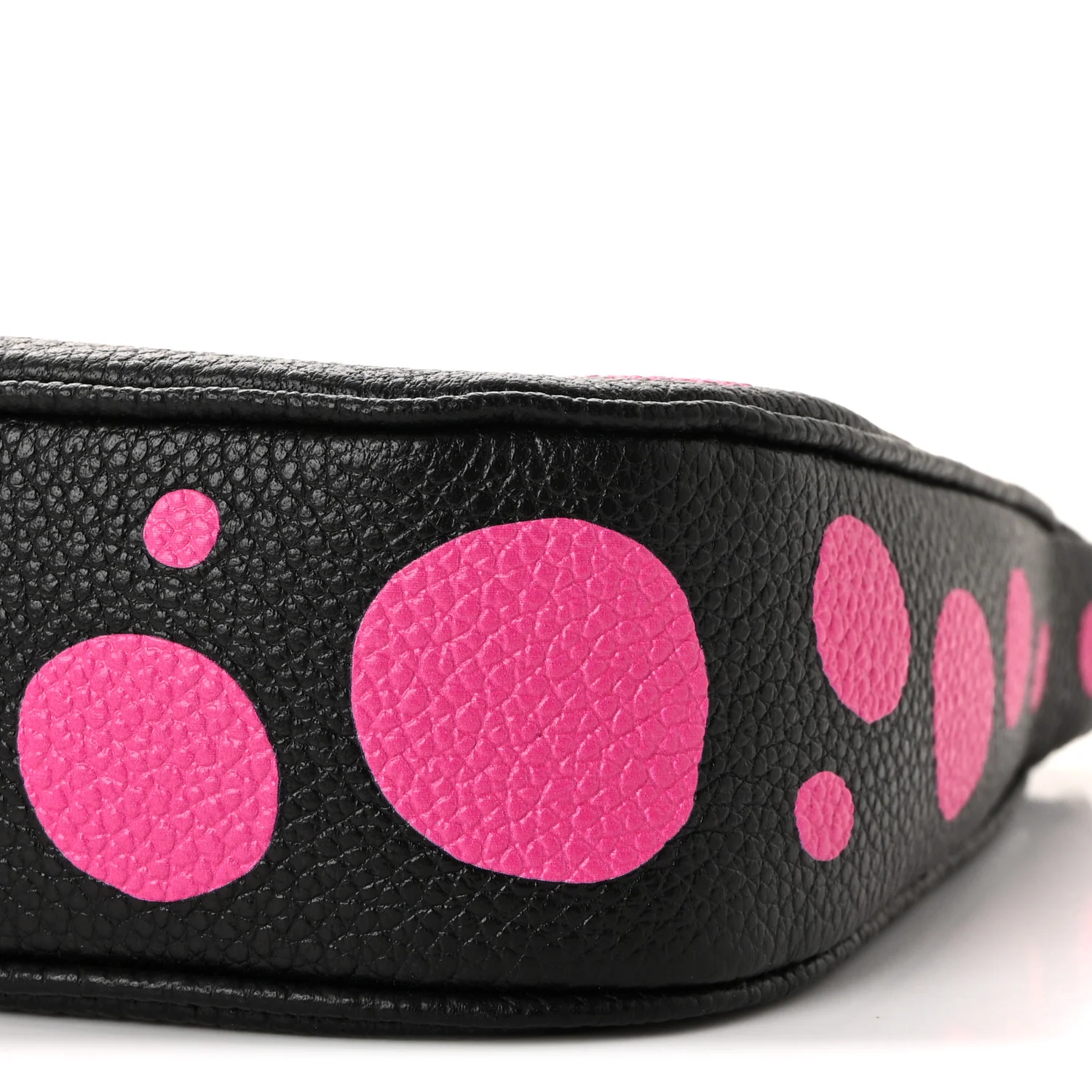 LV X YK Empreinte Multi Pochette Accessories Large Pochette Black Fuchsia - Image 9
