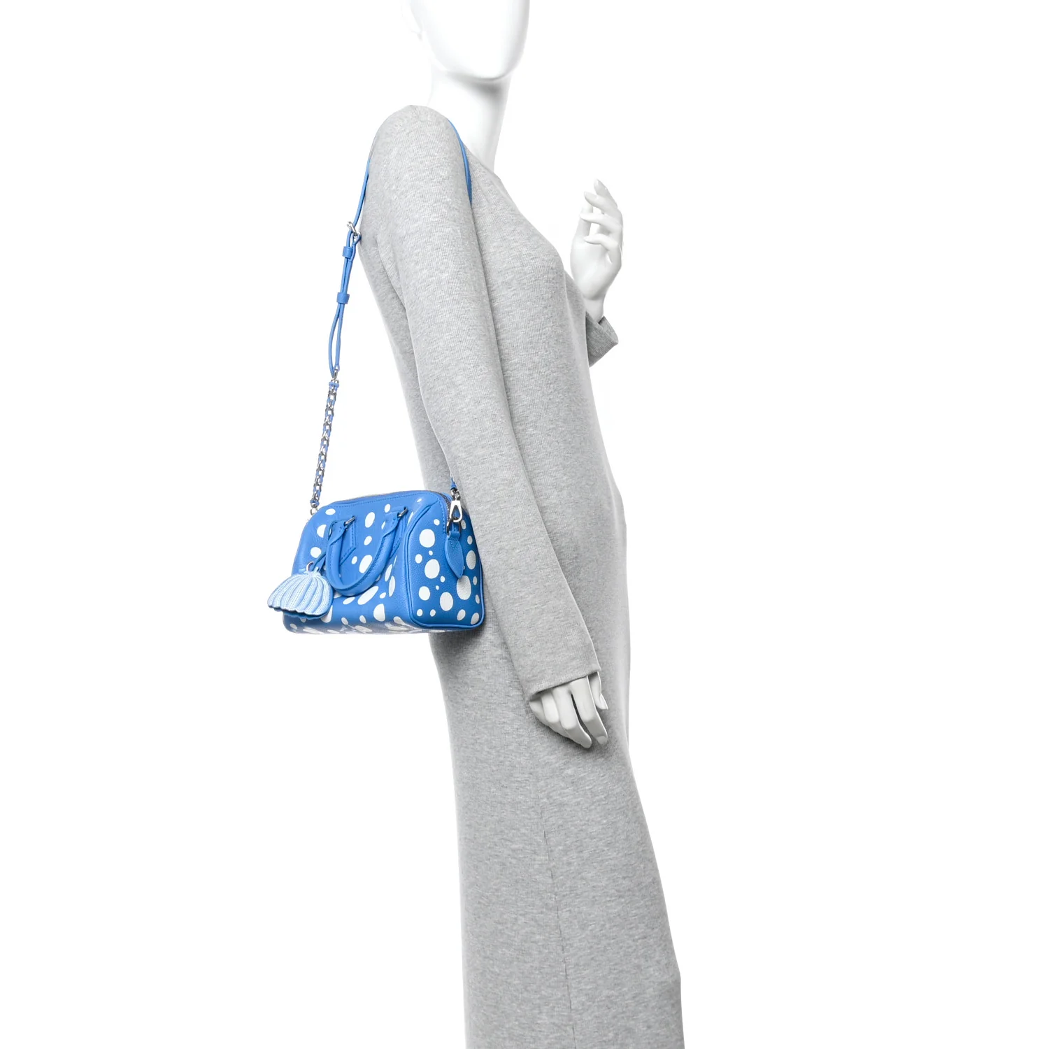LV X YK Empreinte Speedy Bandouliere 20 Blue White - Image 2