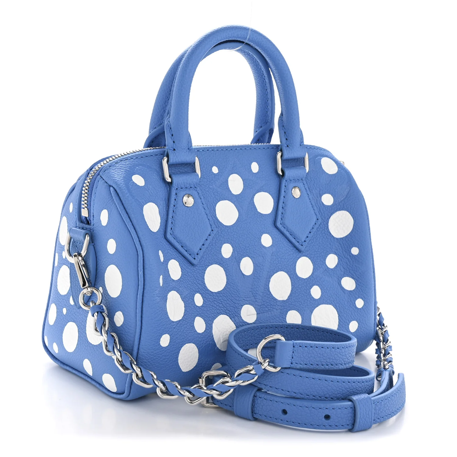 LV X YK Empreinte Speedy Bandouliere 20 Blue White - Image 3