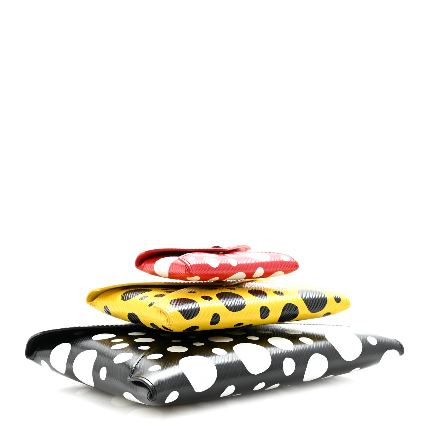 LV X YK Epi Kirigami Pochette Set Black Red Yellow - Image 4