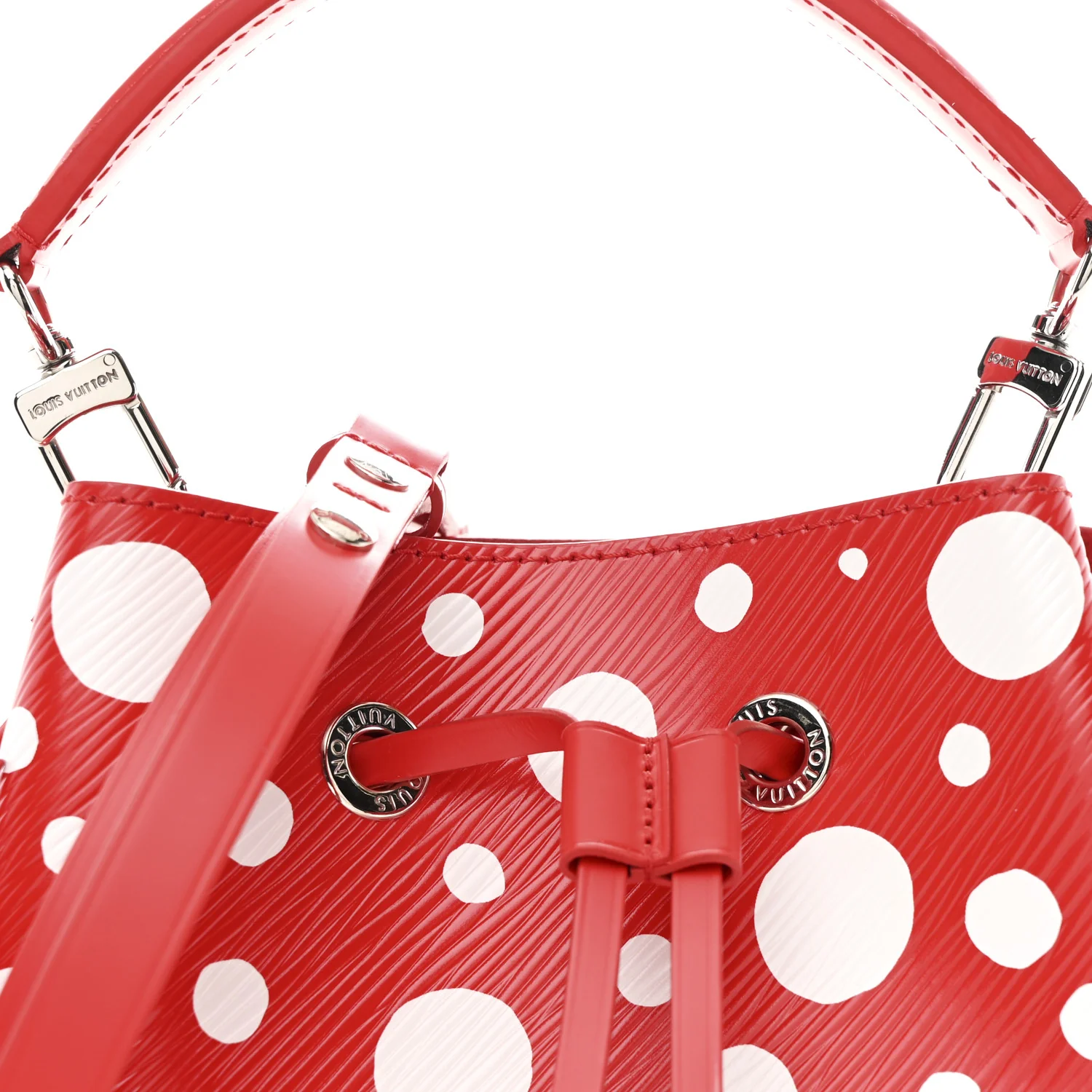 LV X YK Epi Neonoe BB Rouge White - Image 9