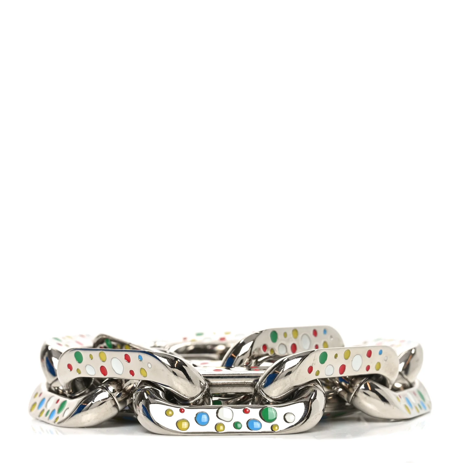 LV x YK Metal Coussin PM Chain Strap Silver - Image 2