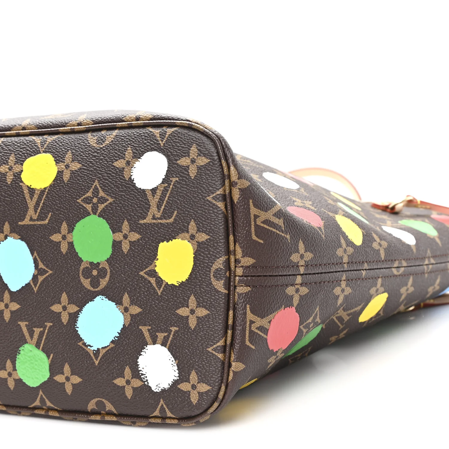 LV X YK Monogram Dots Neverfull MM - Image 10