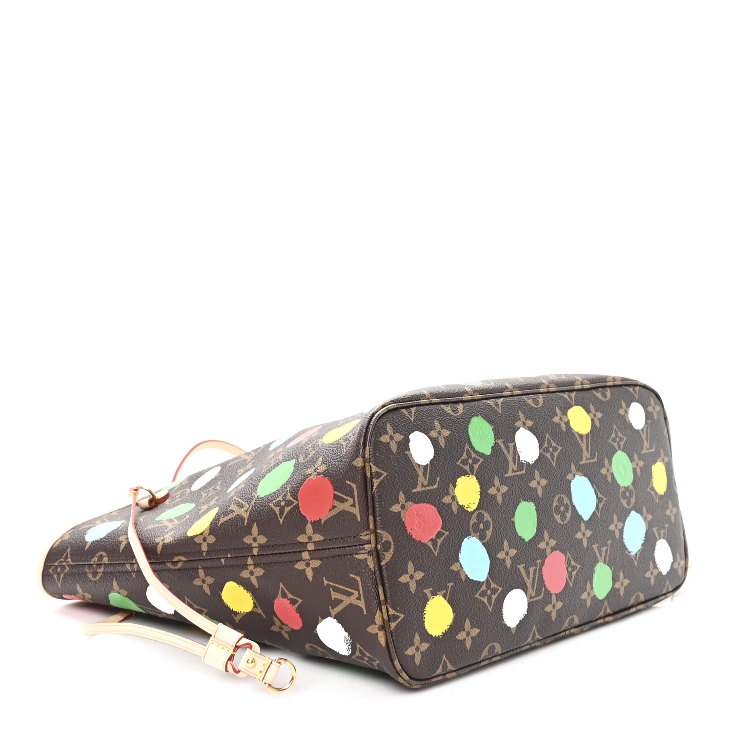 LV X YK Monogram Dots Neverfull MM - Image 5