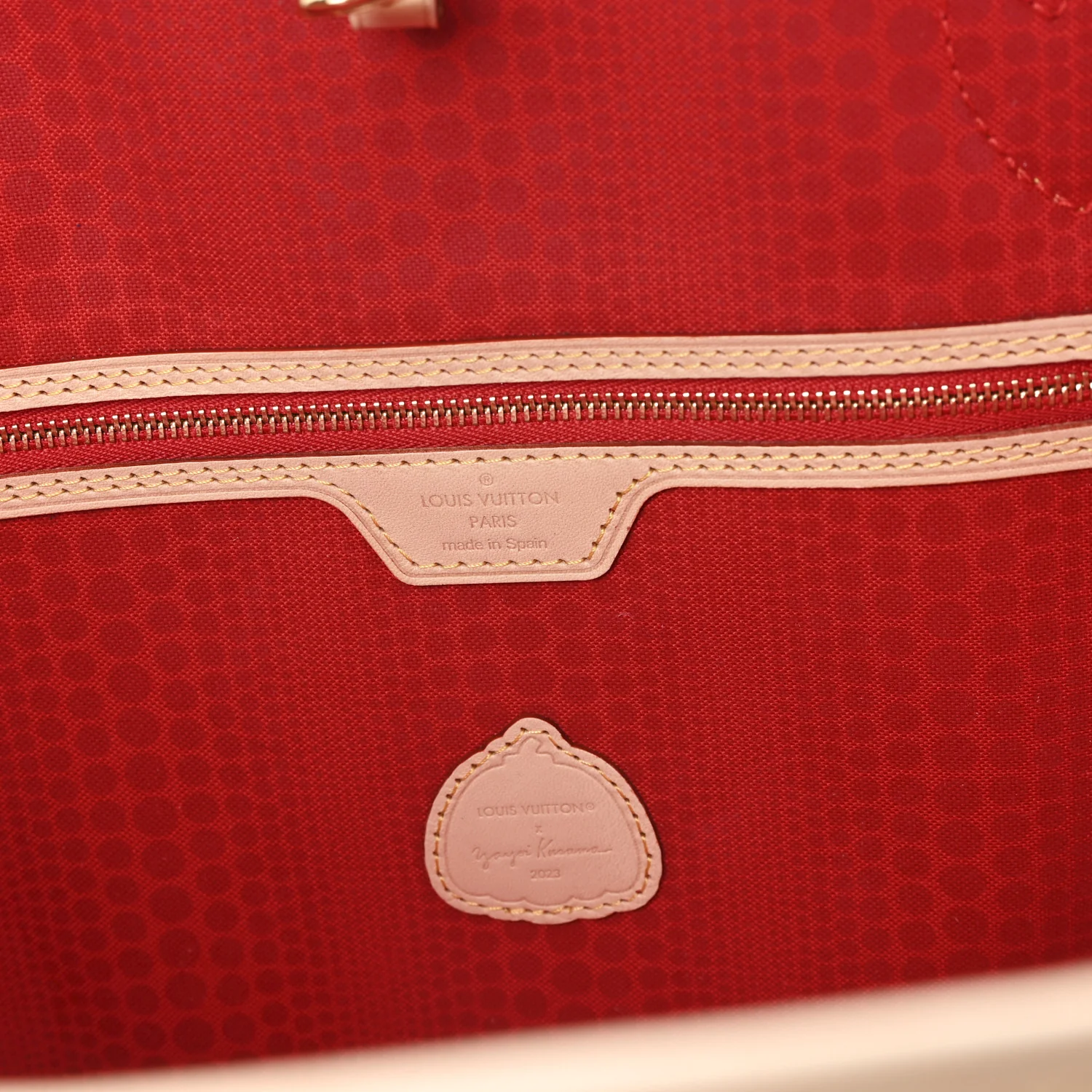 LV X YK Monogram Dots Neverfull MM - Image 7