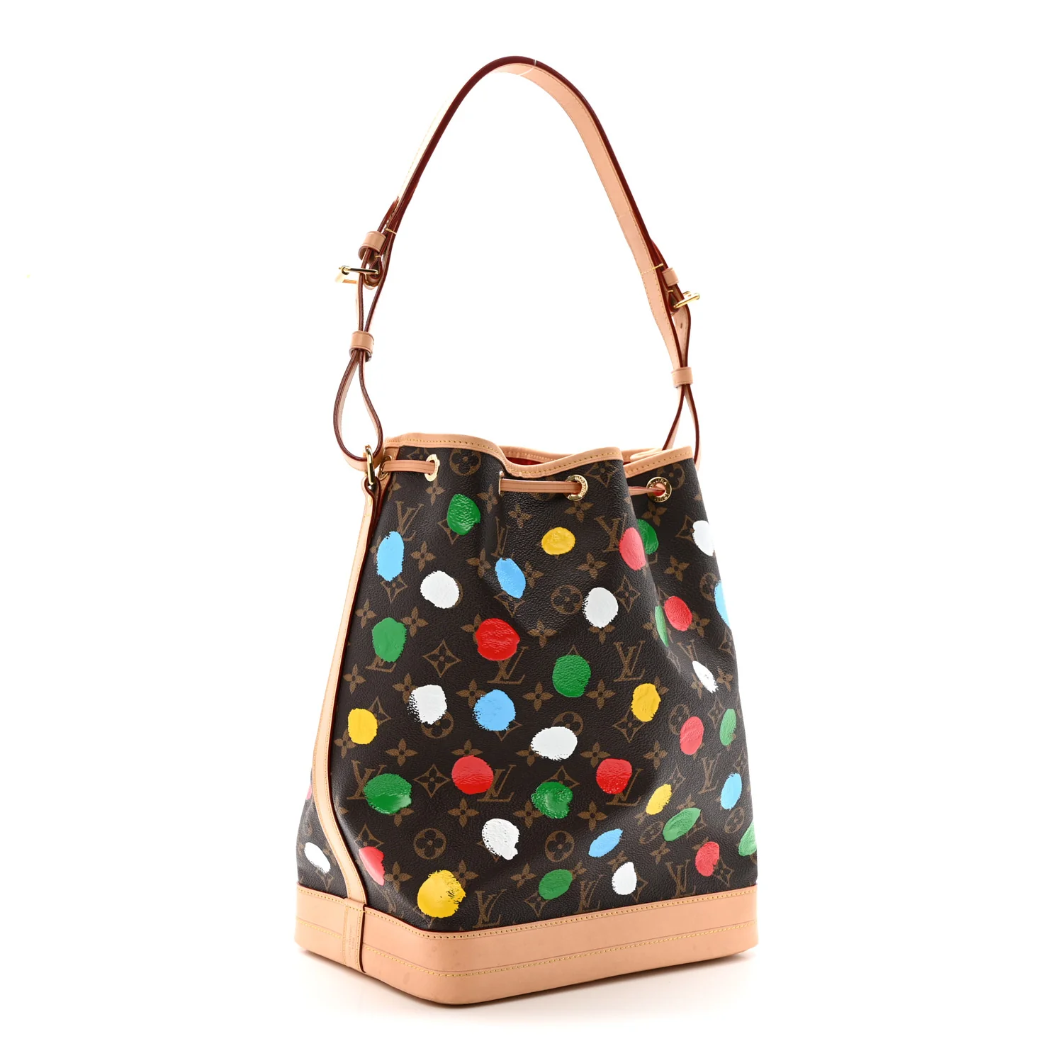 LV X YK Monogram Dots Noe Multicolor - Image 3