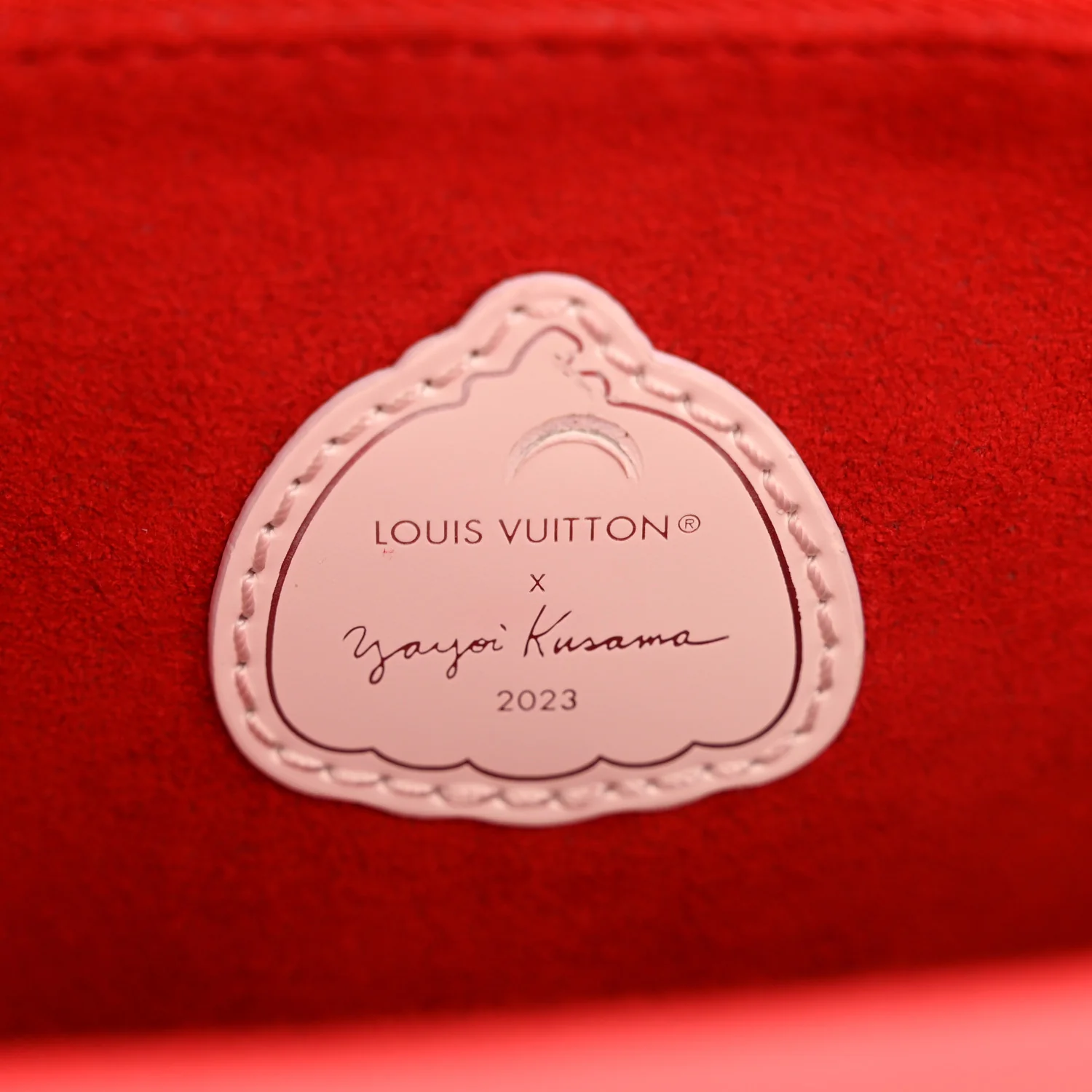 LV X YK Monogram Kusama Epi Cluny Mini White Red - Image 6