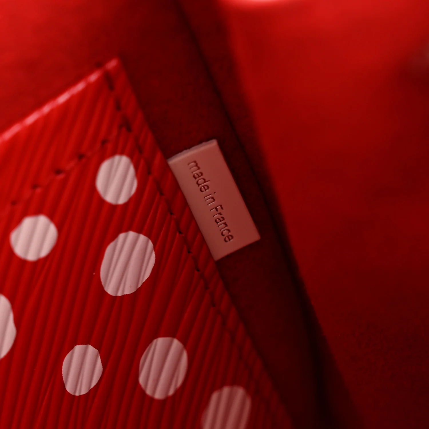 LV X YK Monogram Kusama Epi Cluny Mini White Red - Image 7