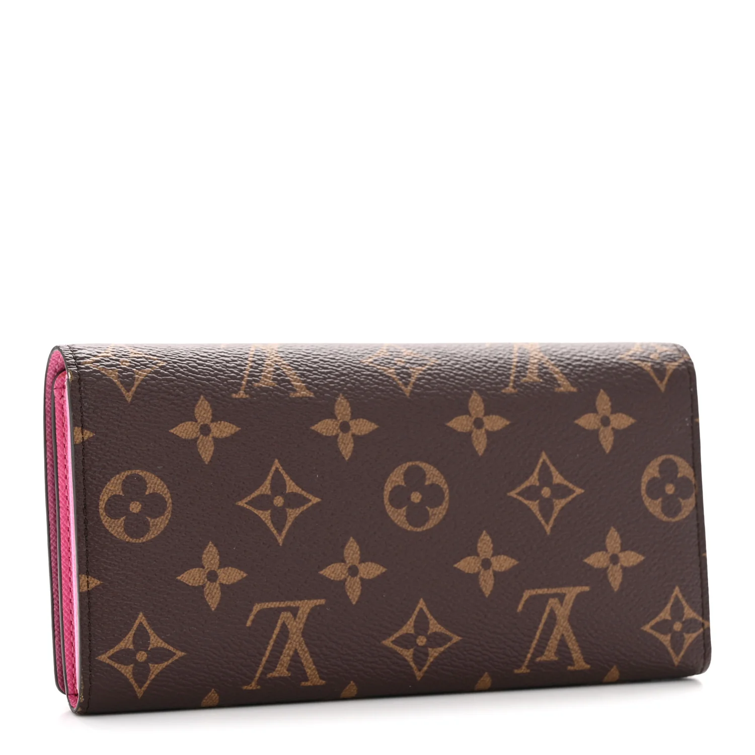 LV X YK Monogram Kusama Pumpkin Sarah Wallet - Image 3