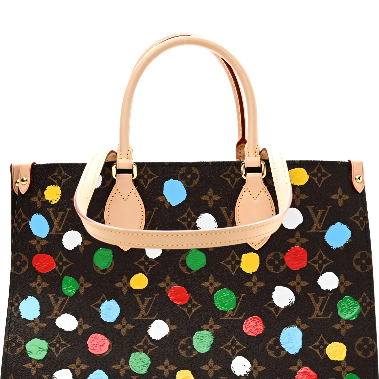 LV X YK Monogram Onthego MM Multicolor - Image 7
