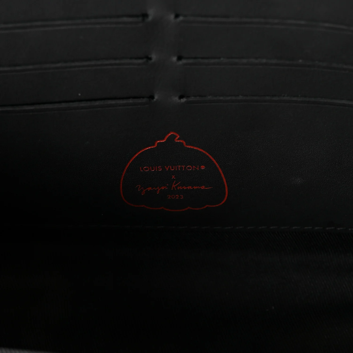 LV X YK Taurillon Monogram Soft Trunk Wallet Black Red - Image 6