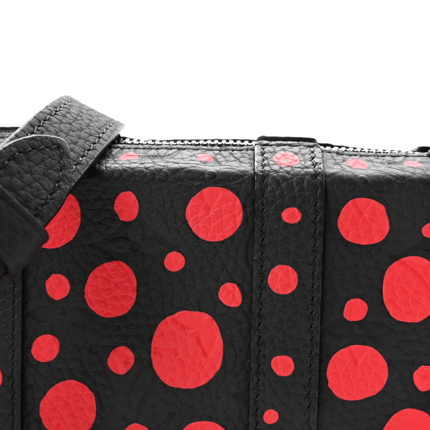 LV X YK Taurillon Monogram Soft Trunk Wallet Black Red - Image 7