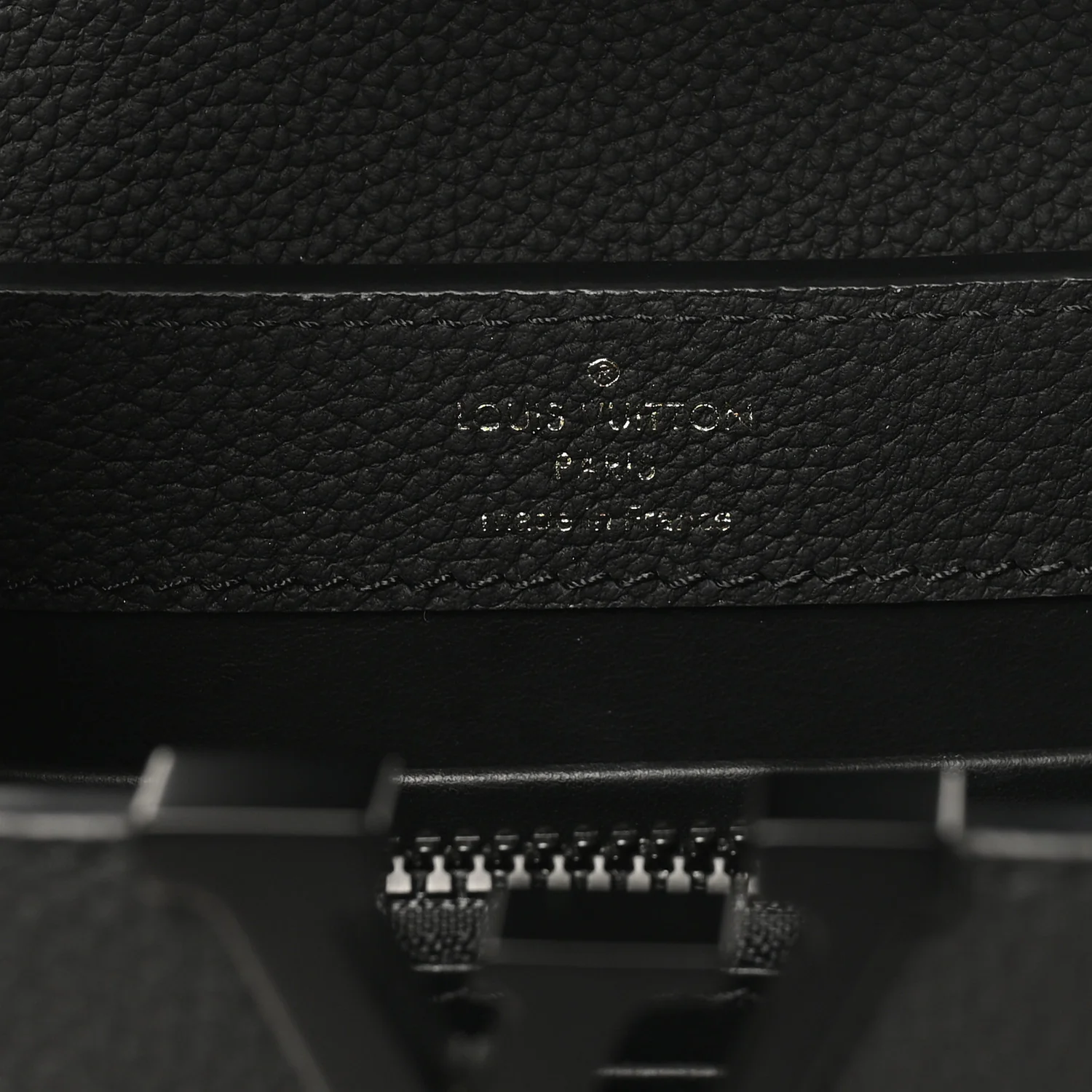 Matte Taurillon Capucines East West Mini All Black - Image 6