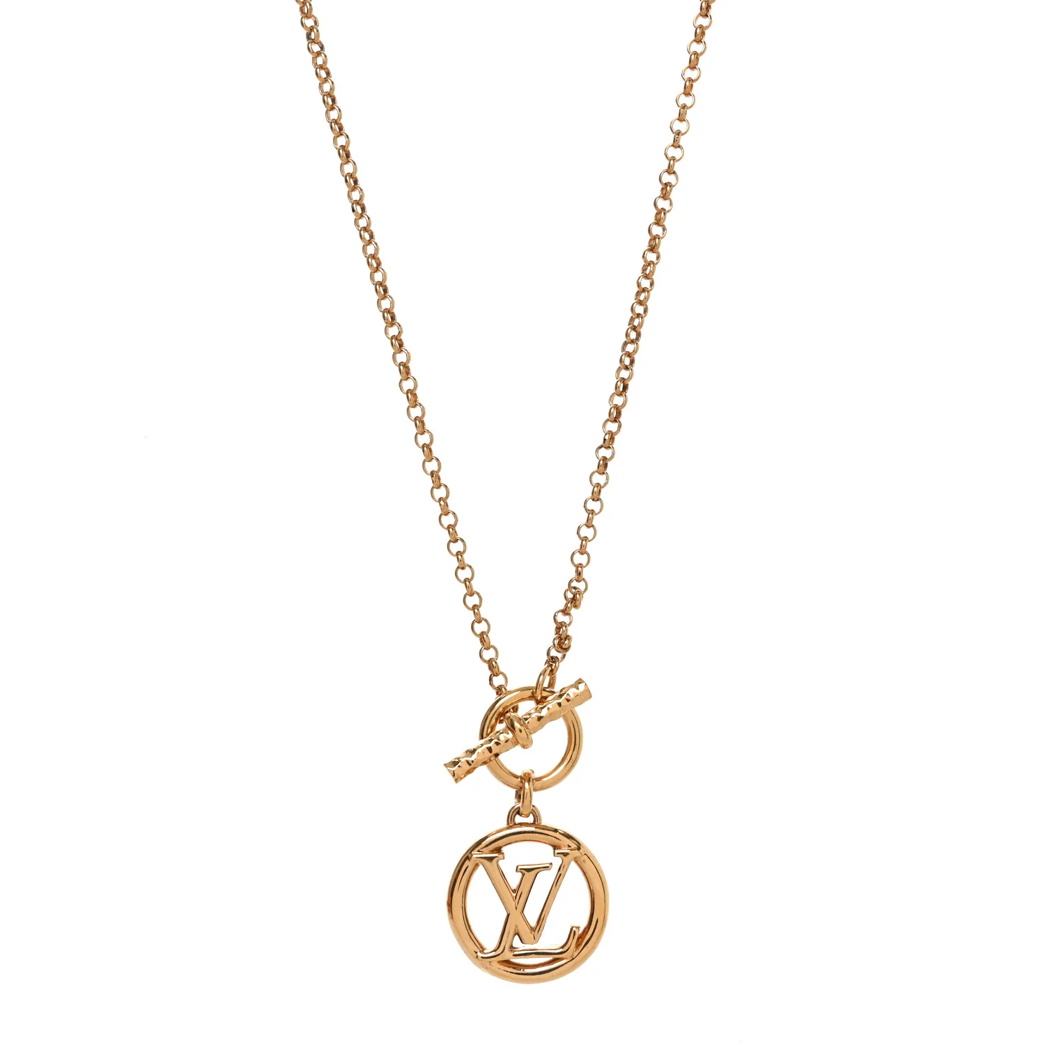 Metal Baby Louis Necklace Gold