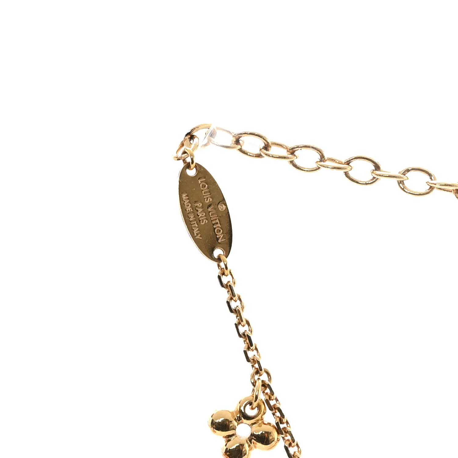 Metal Blooming Supple Necklace Gold - Image 4